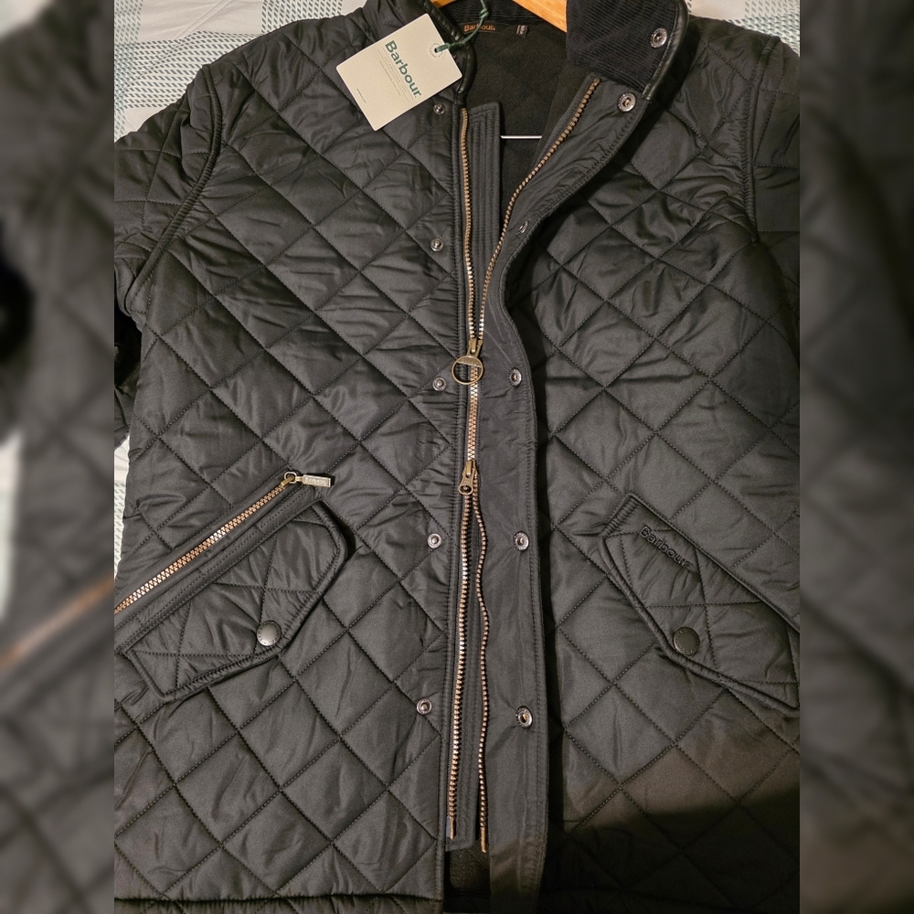 NWT! Barbour Powell Quilted Jacket Sz. Large - Picture 2 of 7
